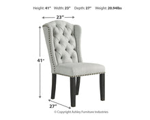 Load image into Gallery viewer, Ashley Express - Jeanette Dining UPH Side Chair (2/CN)
