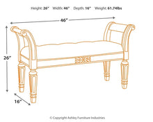 Load image into Gallery viewer, Ashley Express - Realyn Accent Bench
