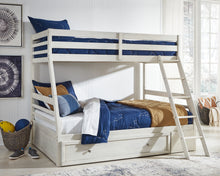 Load image into Gallery viewer, Ashley Express - Robbinsdale Twin over Full Bunk Bed with Storage
