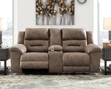 Load image into Gallery viewer, Stoneland DBL Rec Loveseat w/Console
