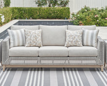 Load image into Gallery viewer, Seton Creek Outdoor Sofa and 2 Chairs with Coffee Table
