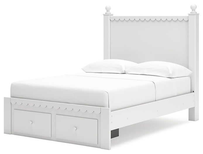 Mollviney  Panel Storage Bed