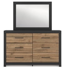 Load image into Gallery viewer, Vertani King Panel Bed with Mirrored Dresser, Chest and 2 Nightstands
