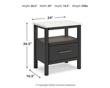 Load image into Gallery viewer, Ashley Express - Cadmori Queen Upholstered Panel Bed with 2 Nightstands
