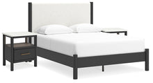 Load image into Gallery viewer, Ashley Express - Cadmori Queen Upholstered Panel Bed with 2 Nightstands
