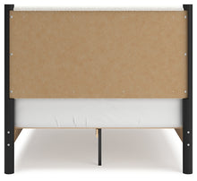 Load image into Gallery viewer, Cadmori Full Upholstered Panel Bed with Mirrored Dresser, Chest and Nightstand
