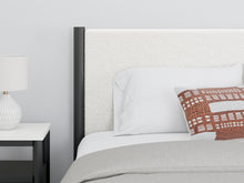 Load image into Gallery viewer, Cadmori Full Upholstered Panel Bed with Mirrored Dresser, Chest and Nightstand
