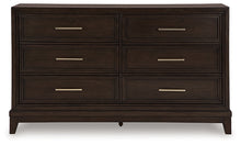 Load image into Gallery viewer, Neymorton King Upholstered Panel Bed with Dresser
