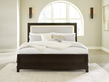 Load image into Gallery viewer, Neymorton King Upholstered Panel Bed with Dresser
