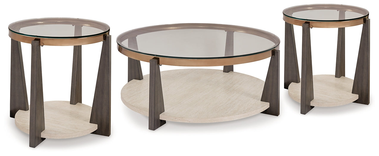 Ashley Express - Frazwa Coffee Table with 2 End Tables