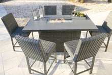 Load image into Gallery viewer, Palazzo Outdoor Bar Table and 6 Barstools
