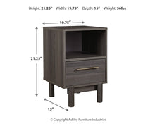 Load image into Gallery viewer, Ashley Express - Brymont One Drawer Night Stand
