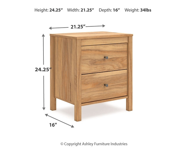 Ashley Express - Bermacy Two Drawer Night Stand