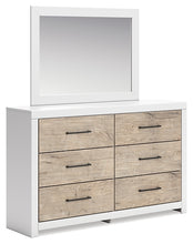 Load image into Gallery viewer, Charbitt Queen Panel Bed with Mirrored Dresser and 2 Nightstands
