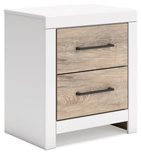 Load image into Gallery viewer, Charbitt Queen Panel Bed with Mirrored Dresser and 2 Nightstands
