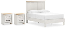 Load image into Gallery viewer, Ashley Express - Linnocreek Full Panel Bed with 2 Nightstands
