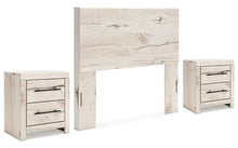 Load image into Gallery viewer, Ashley Express - Lawroy Full Panel Headboard with 2 Nightstands
