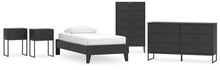 Load image into Gallery viewer, Ashley Express - Socalle Twin Platform Bed with Dresser, Chest and 2 Nightstands
