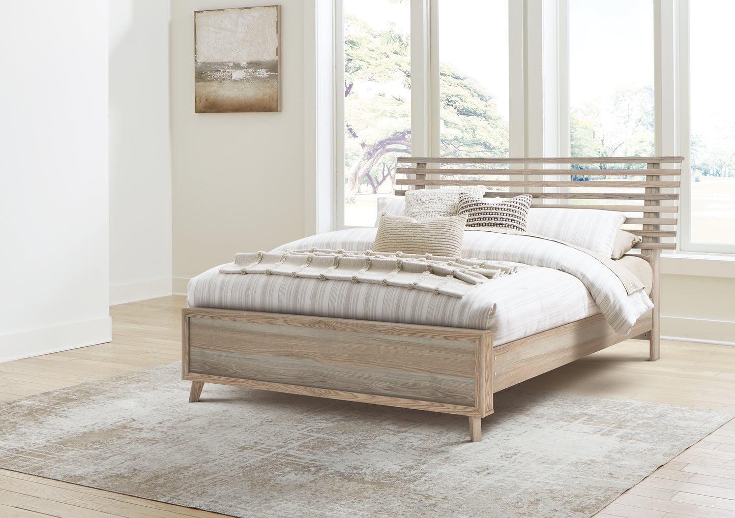 Ashley Express - Hasbrick Queen Slat Panel Bed