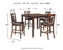 Load image into Gallery viewer, Ashley Express - Bennox DRM Counter Table Set (5/CN)
