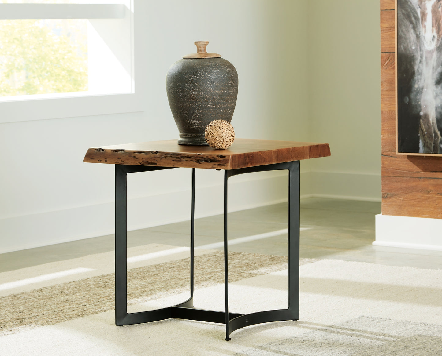 Ashley Express - Fortmaine Coffee Table with 2 End Tables