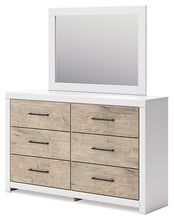 Load image into Gallery viewer, Charbitt Queen Panel Bed with Mirrored Dresser and 2 Nightstands
