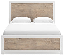 Load image into Gallery viewer, Charbitt Queen Panel Bed with Mirrored Dresser and 2 Nightstands
