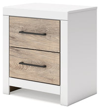 Load image into Gallery viewer, Charbitt Queen Panel Bed with Mirrored Dresser and 2 Nightstands
