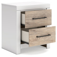 Load image into Gallery viewer, Charbitt Queen Panel Bed with Mirrored Dresser and 2 Nightstands
