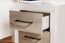 Load image into Gallery viewer, Charbitt Queen Panel Bed with Mirrored Dresser and 2 Nightstands
