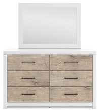 Load image into Gallery viewer, Charbitt Queen Panel Bed with Mirrored Dresser and 2 Nightstands
