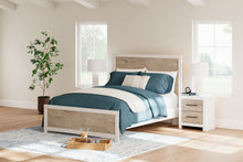 Load image into Gallery viewer, Charbitt Queen Panel Bed with Mirrored Dresser and 2 Nightstands
