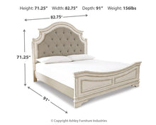 Load image into Gallery viewer, Realyn  Upholstered Panel Bed
