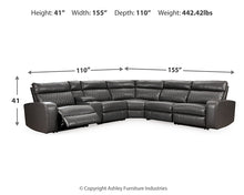 Load image into Gallery viewer, Samperstone 6-Piece Power Reclining Sectional
