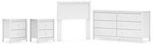 Load image into Gallery viewer, Ashley Express - Hallityn Twin Panel Headboard with Dresser and 2 Nightstands
