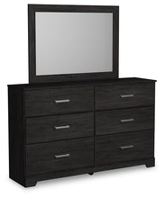 Load image into Gallery viewer, Belachime Queen Panel Bed with Mirrored Dresser, Chest and 2 Nightstands
