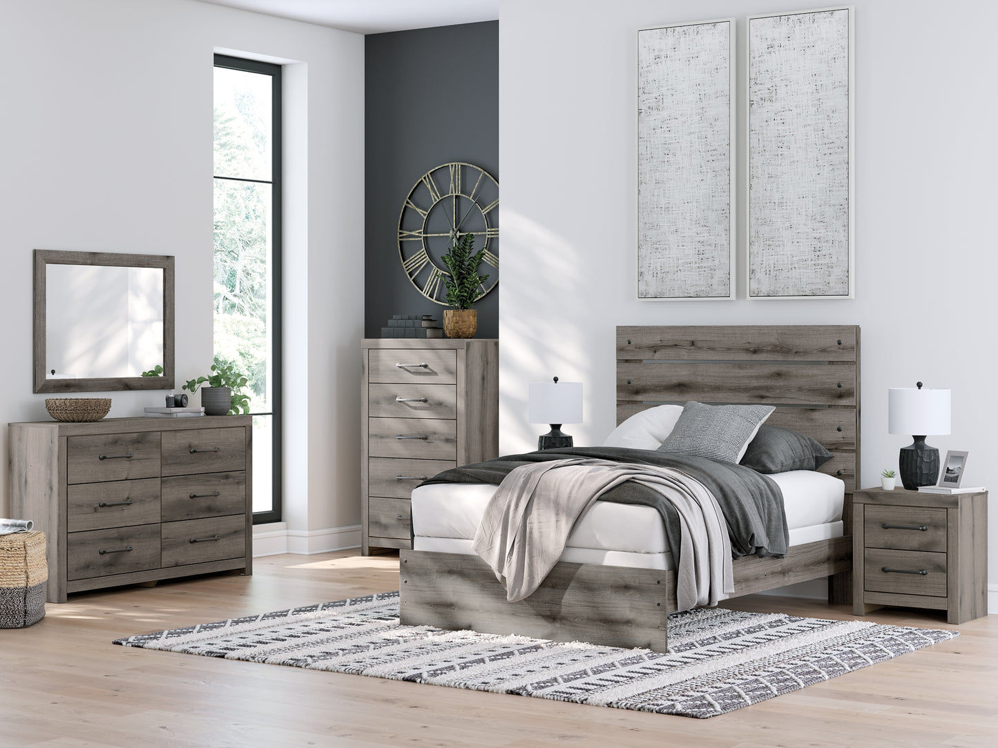 Ashley Express - Graystorm  Panel Bed