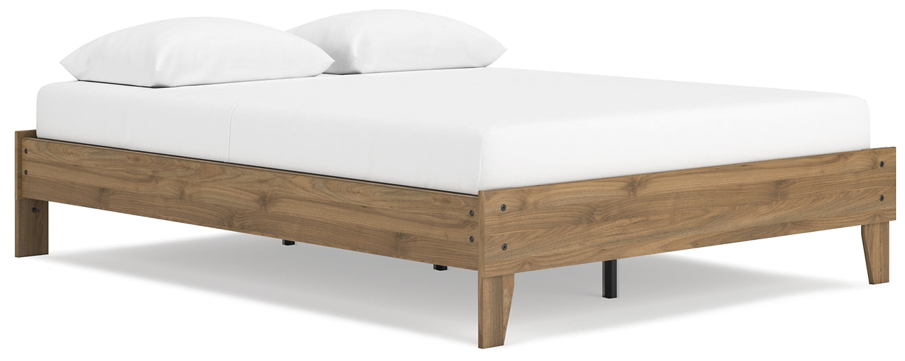 Ashley Express - Deanlow Queen Platform Bed with Dresser, Chest and Nightstand