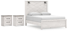 Load image into Gallery viewer, Gerridan Queen Panel Bed with 2 Nightstands
