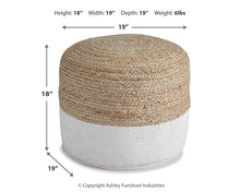 Load image into Gallery viewer, Ashley Express - Sweed Valley Pouf
