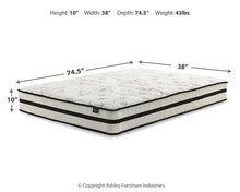 Load image into Gallery viewer, Ashley Express - Chime 10 Inch Hybrid Queen Mattress and Pillow
