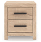 Ashley Express - Sanginlane Two Drawer Night Stand