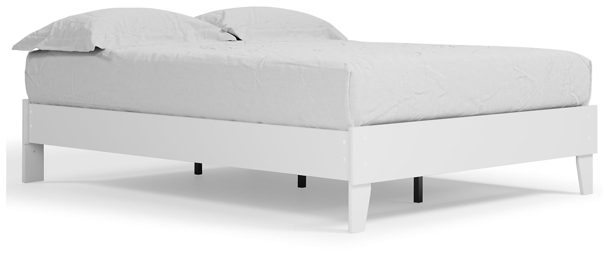 Ashley Express - Piperton Queen Platform Bed with Dresser, Chest and Nightstand