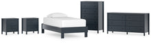 Load image into Gallery viewer, Ashley Express - Simmenfort Twin Platform Bed with Dresser, Chest and 2 Nightstands
