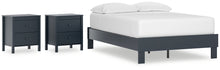 Load image into Gallery viewer, Ashley Express - Simmenfort Full Platform Bed with 2 Nightstands
