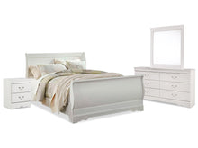 Load image into Gallery viewer, Anarasia Queen Sleigh Bed with Mirrored Dresser and Nightstand
