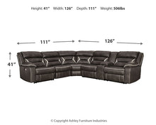 Load image into Gallery viewer, Kincord 4-Piece Sectional with Recliner
