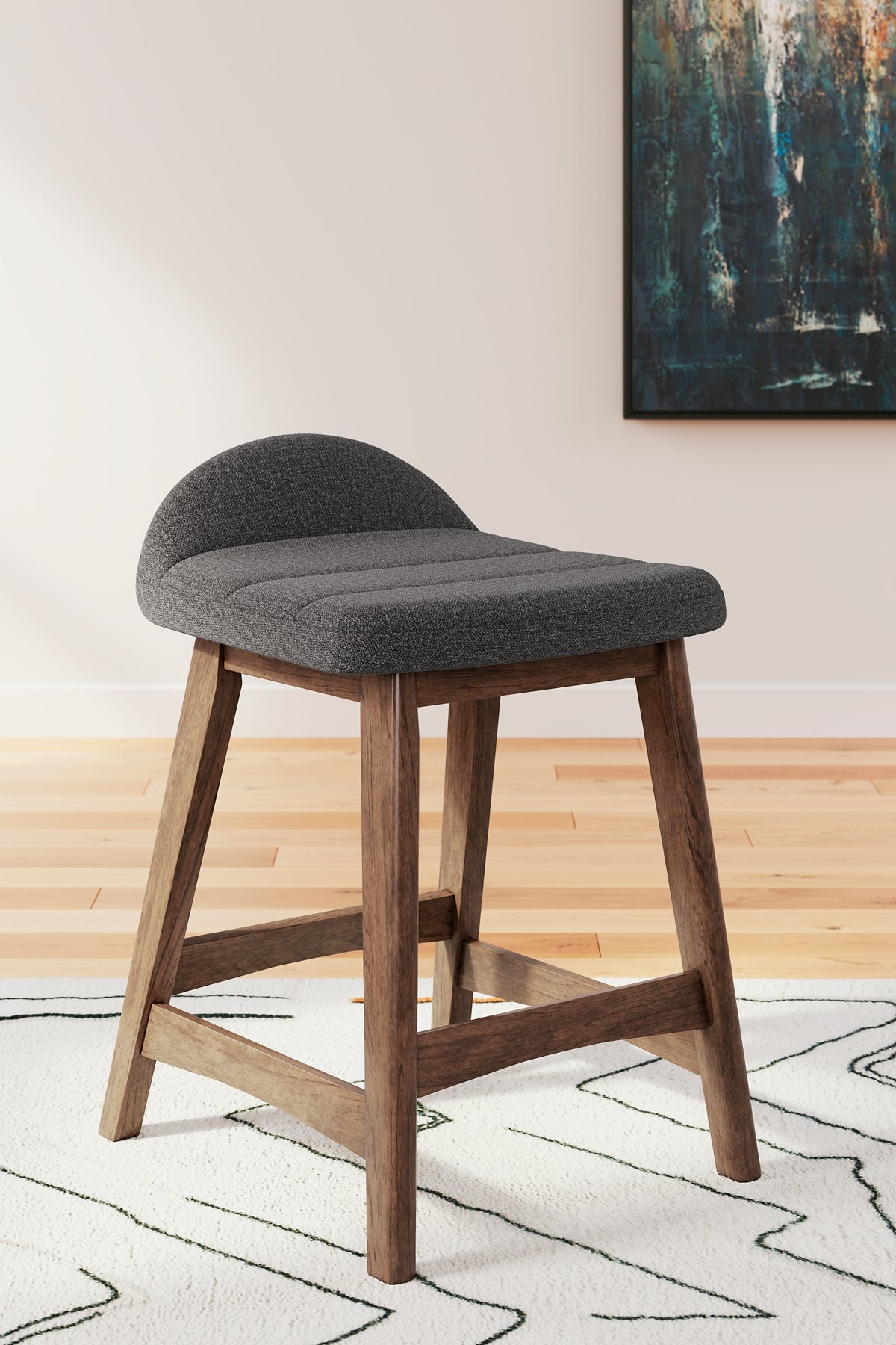 Ashley Express - Lyncott Upholstered Barstool (2/CN)