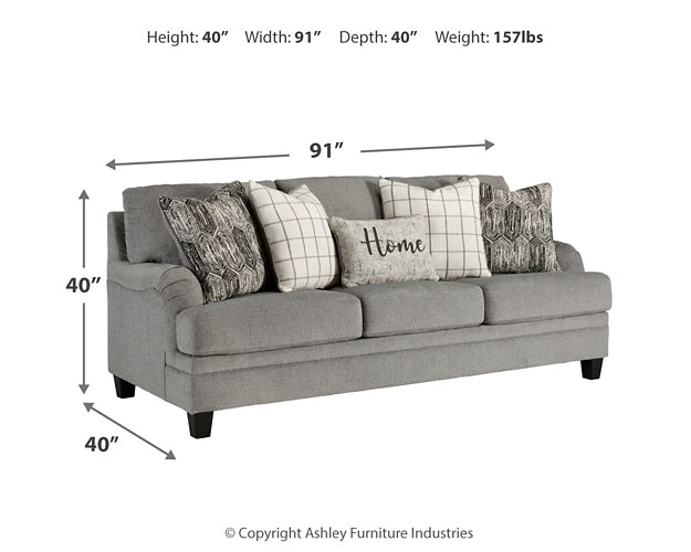 Davinca Sofa, Loveseat, Chair and Ottoman