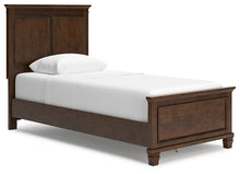 Load image into Gallery viewer, Danabrin Twin Panel Bed with Mirrored Dresser and Chest
